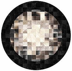 Round rug - Livada (black/multi)