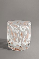 Candle holder S - Haven (white/beige)