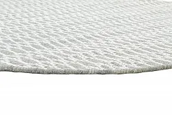 Round rug - Long Stitch (grey)