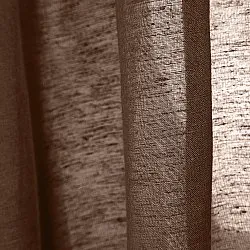 Curtains 2-Pack - Linen Blend Curtain Lumira (dark brown)