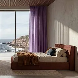 Curtains 2-Pack - Linen Blend Curtain Lumira (purple)