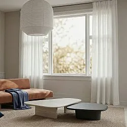 Curtains 2-Pack - Linen Blend Curtain Lumira (white)