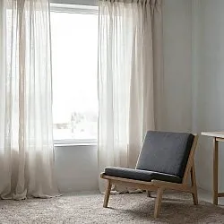 Curtains 2-Pack - Linen Blend Curtain Lumira (white)