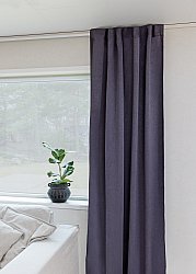 Curtains - Blackout curtain Flora (dark grey)