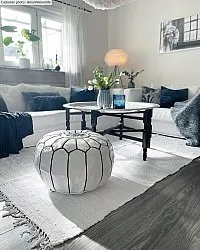 Rag rug - Silje (white)