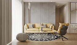 Round rug - Marineo (grey)