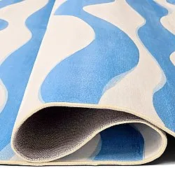 Wilton rug - Marsala (blue/white)