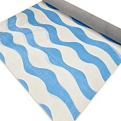 Wilton rug - Marsala (blue/white)