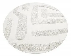 Round rug - Alexa Natural Cotton Shaggy (offwhite)