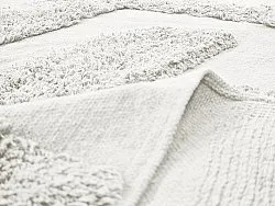 Round rug - Alexa Natural Cotton Shaggy (offwhite)