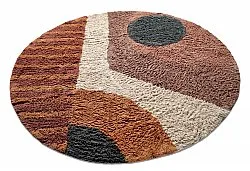 Round rug - Alpe Natural Cotton Shaggy (multi)