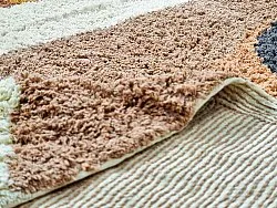 Round rug - Alpe Natural Cotton Shaggy (multi)
