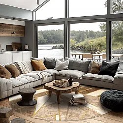 Round rug - Amasra (beige)