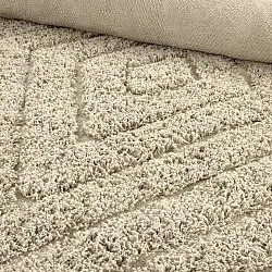 Shaggy rugs - Amberley Natural Cotton Shaggy (beige)
