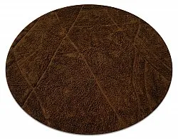 Round rug - Andrea Natural Cotton Shaggy (brown)