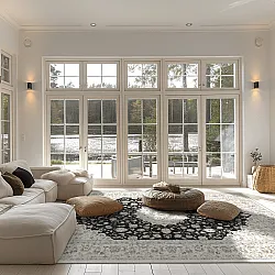 Wilton rug - Arabella (black)