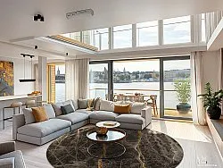 Round rug - Aris (black/gold)