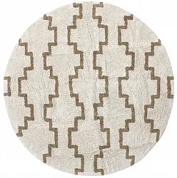 Round rug - Arlon Natural Cotton Shaggy (beige)