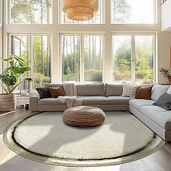 Round rug - Arriate (beige/grey)