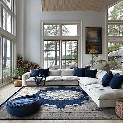 Wilton rug - Asara (blue)