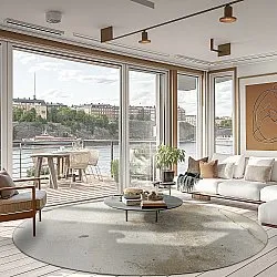 Round rug - Aurelia (beige)