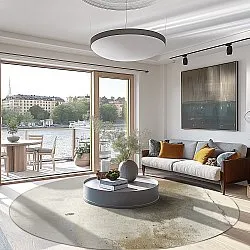 Round rug - Aurelia (beige)