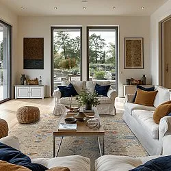 Wilton rug - Autoire (beige)