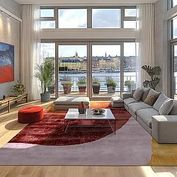 Wilton rug - Barcelona (purple)