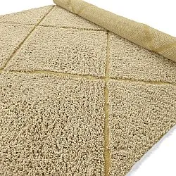 Shaggy rugs - Bellevue Natural Cotton Shaggy (beige/brown)