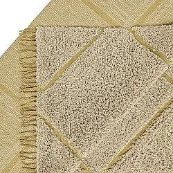 Shaggy rugs - Bellevue Natural Cotton Shaggy (beige/brown)