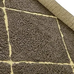 Shaggy rugs - Bellevue Natural Cotton Shaggy (brown/yellow)