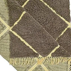 Shaggy rugs - Bellevue Natural Cotton Shaggy (brown/yellow)