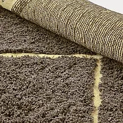 Shaggy rugs - Bellevue Natural Cotton Shaggy (brown/yellow)
