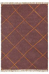 Shaggy rugs - Bellevue Natural Cotton Shaggy (red/orange)