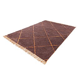 Shaggy rugs - Bellevue Natural Cotton Shaggy (red/orange)
