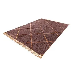 Shaggy rugs - Bellevue Natural Cotton Shaggy (red/orange)