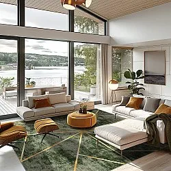 Wilton rug - Bellizzi (green)
