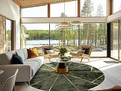Round rug - Bellizzi (green)