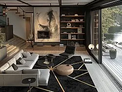 Wilton rug - Bellizzi (black)