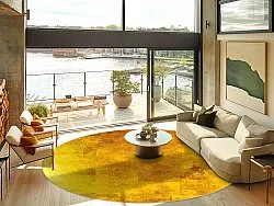 Round rug - Benali (gold)