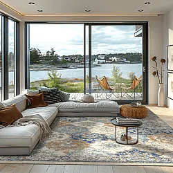 Wilton rug - Bohemia (blue/multi)