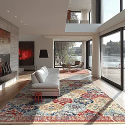 Wilton rug - Bohemia (red/multi)