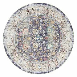 Round rug - Bouhjar (blue/multi)