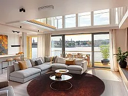 Round rug - Bovera (red)