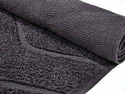 Shaggy rugs - Brynn Natural Cotton Shaggy (black)