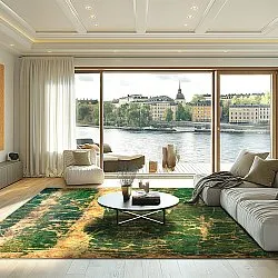 Wilton rug - Cantoria (beige/green)