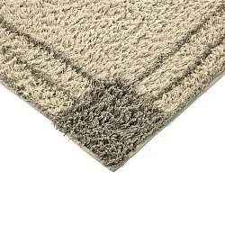 Shaggy rugs - Cataya Natural Cotton Shaggy (beige/taupe)