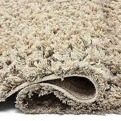 Shaggy rugs - Cataya Natural Cotton Shaggy (beige/taupe)