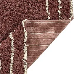 Shaggy rugs - Cataya Natural Cotton Shaggy (brown/beige)