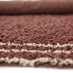 Shaggy rugs - Cataya Natural Cotton Shaggy (brown/beige)